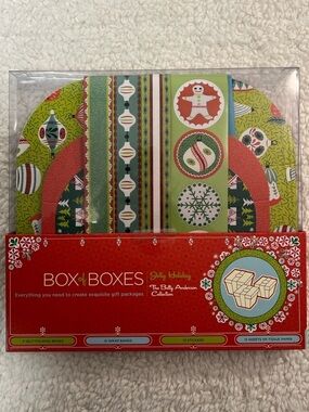 Potter "Jolly Holiday" Box of Christmas Asst'd Holiday Favor Gift Boxes